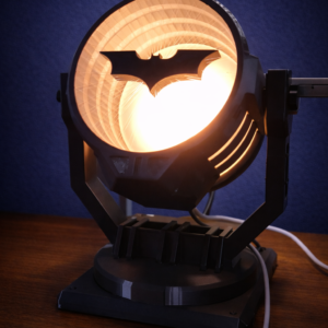 Batsignaal met licht